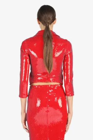 Sequin-Embellished Jacket