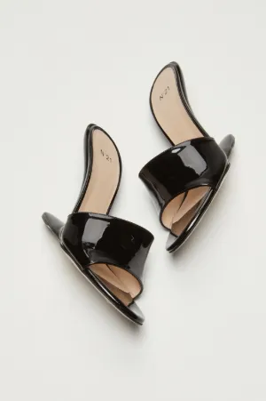 Patent-Leather Mules