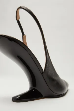 Slingback Leather Pumps