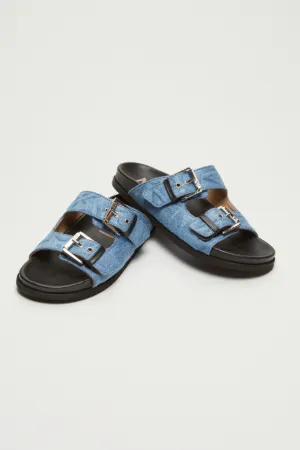 Logo-Embossed Sandals