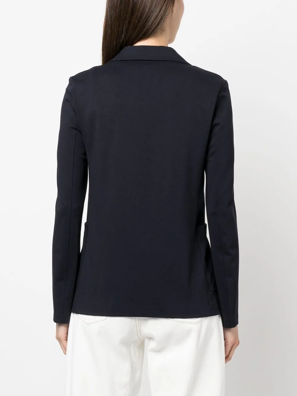 Harris Wharf London Notched-collar Single-breasted Blazer In 蓝色