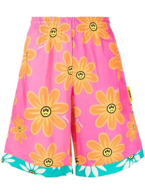 BARROW logo-print cotton shorts 