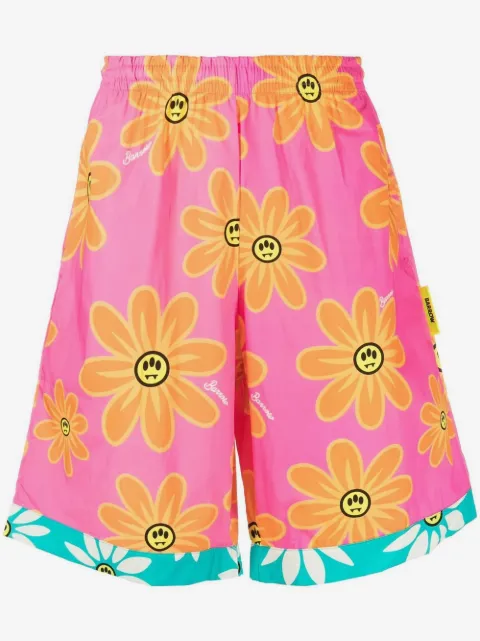 BARROW logo-print cotton shorts 