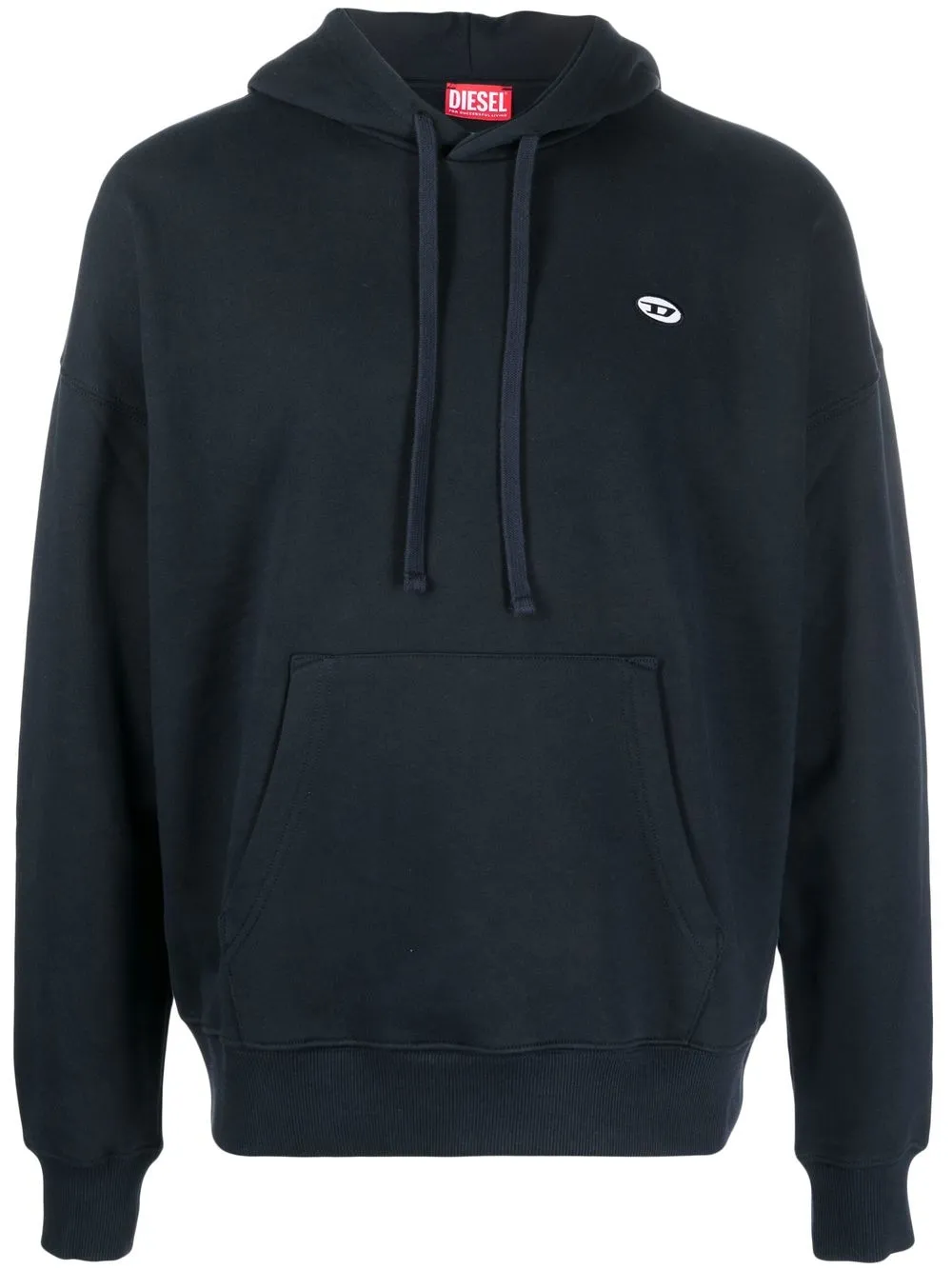 

Diesel hoodie con parche del logo - Azul