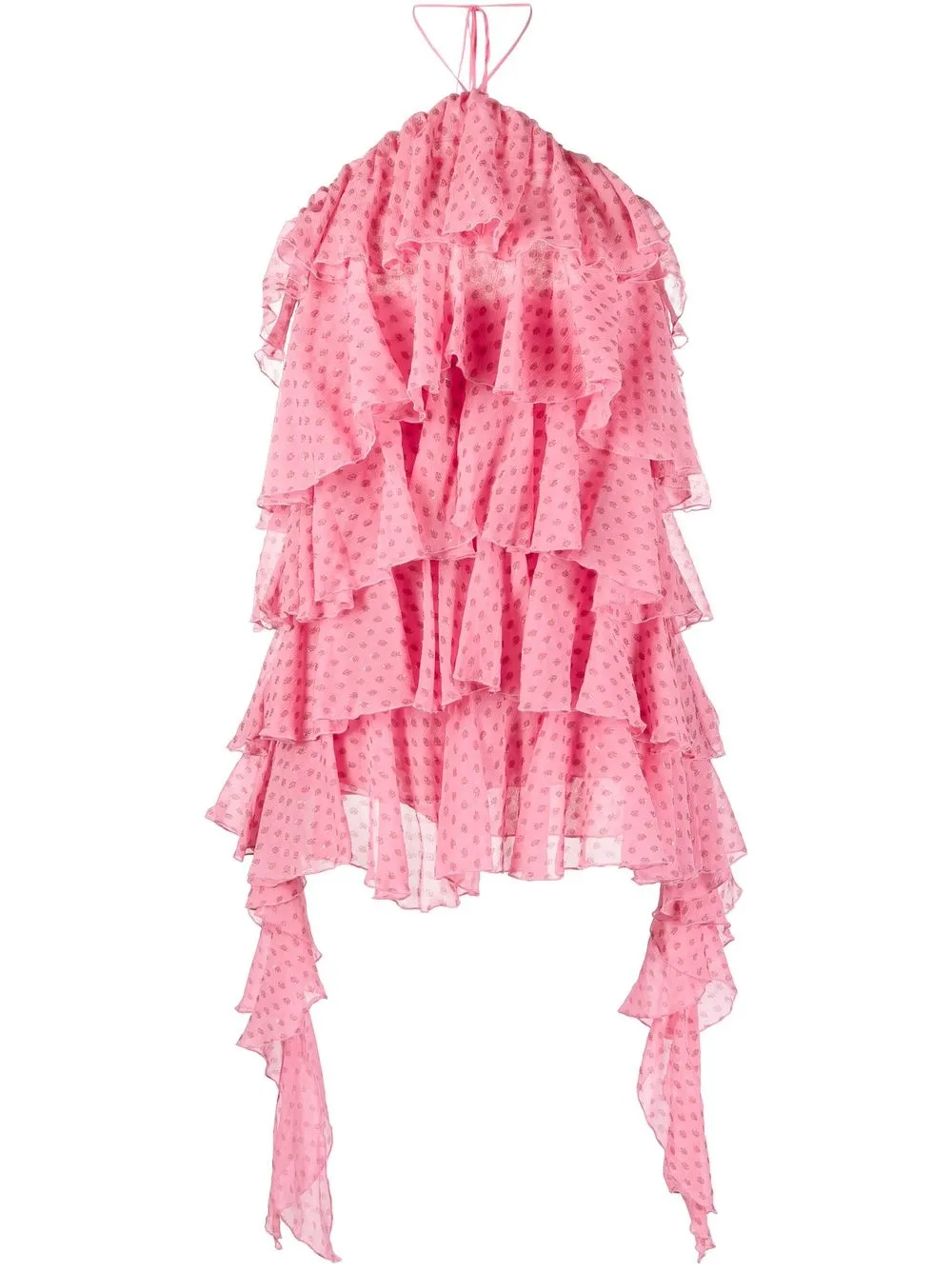 Blumarine robe courte à pois - Rose Top Merken Winkel