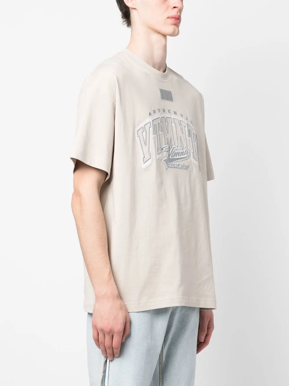 VTMNTS LOGO-PRINT T-SHIRT 