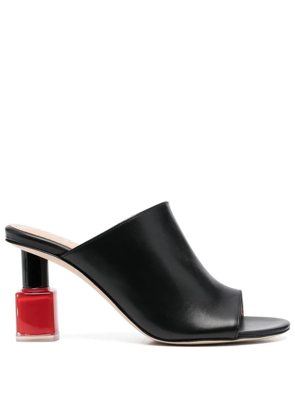 LOEWE 90mm open-toe leather mules Black