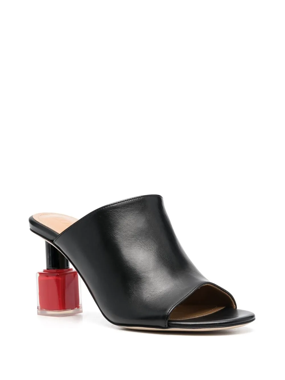 LOEWE 90mm open-toe leather mules Black