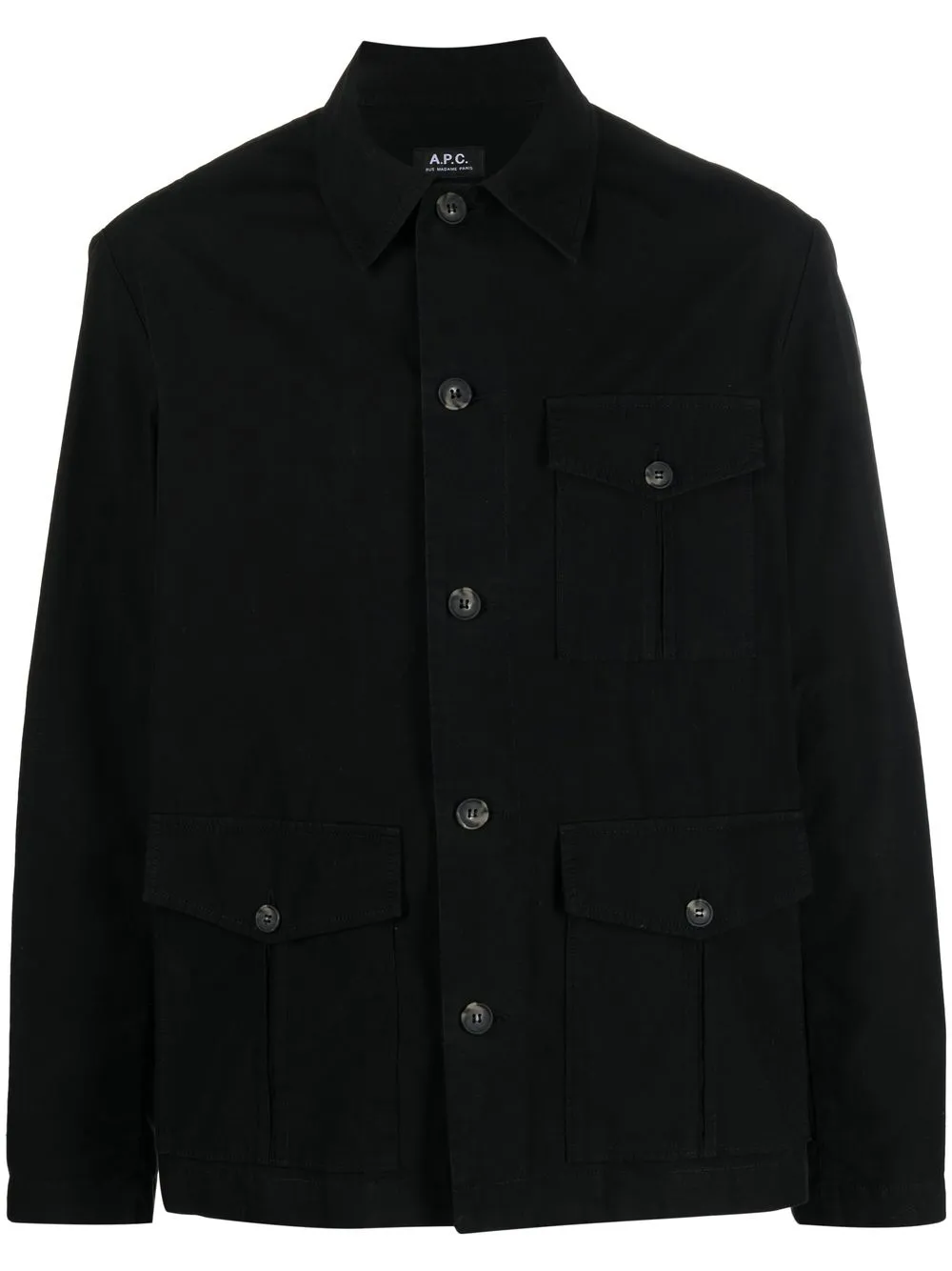 

A.P.C. button-up denim jacket - Black