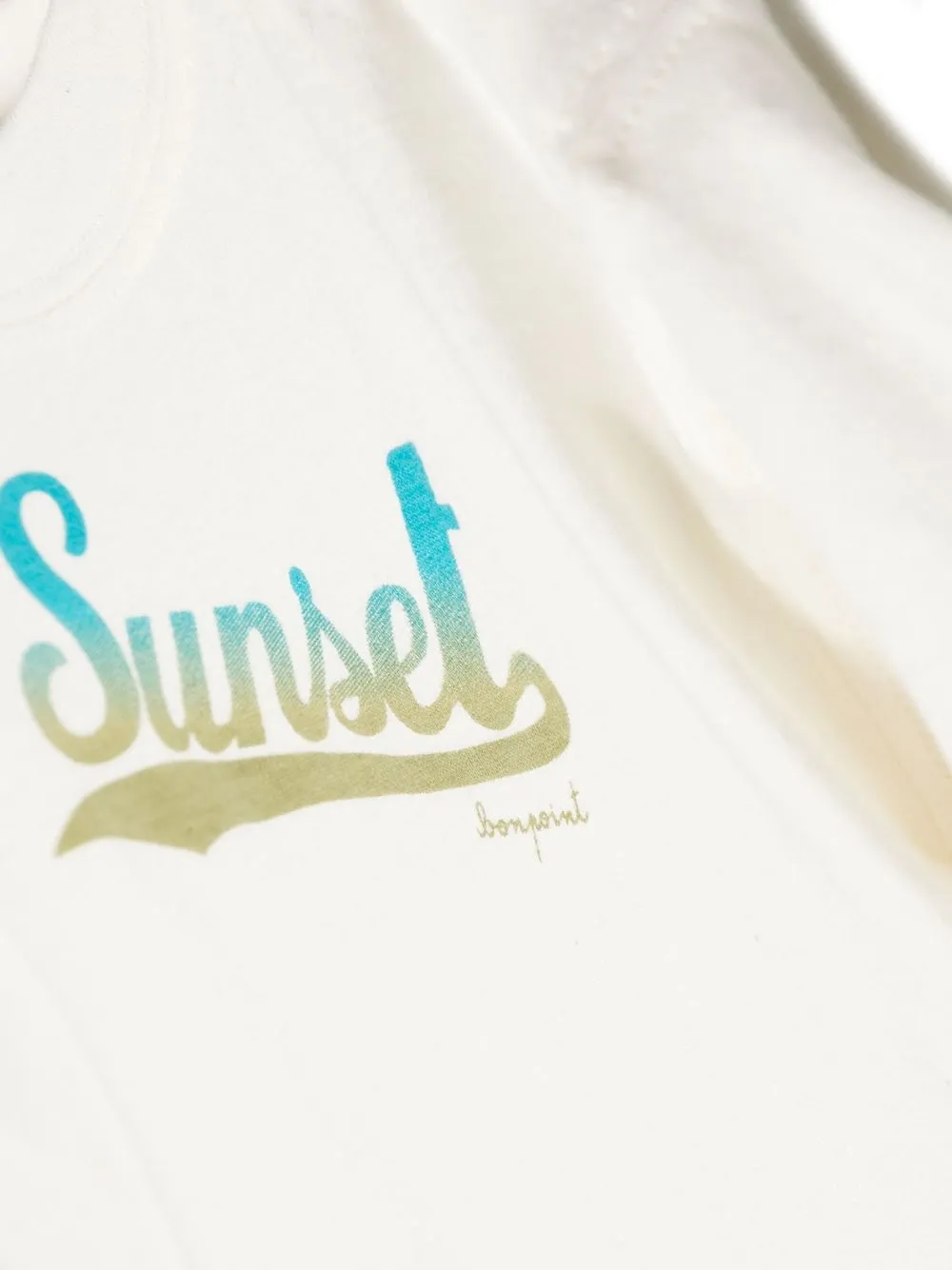 Sunset-Print Cotton T-Shirt