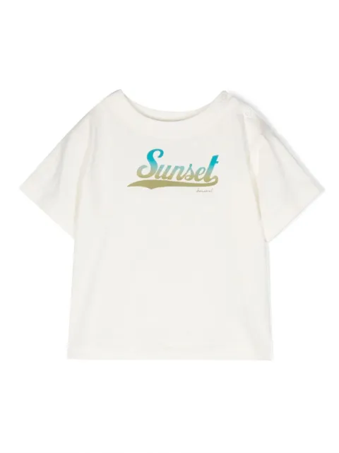 Bonpoint Sunset-print cotton T-shirt