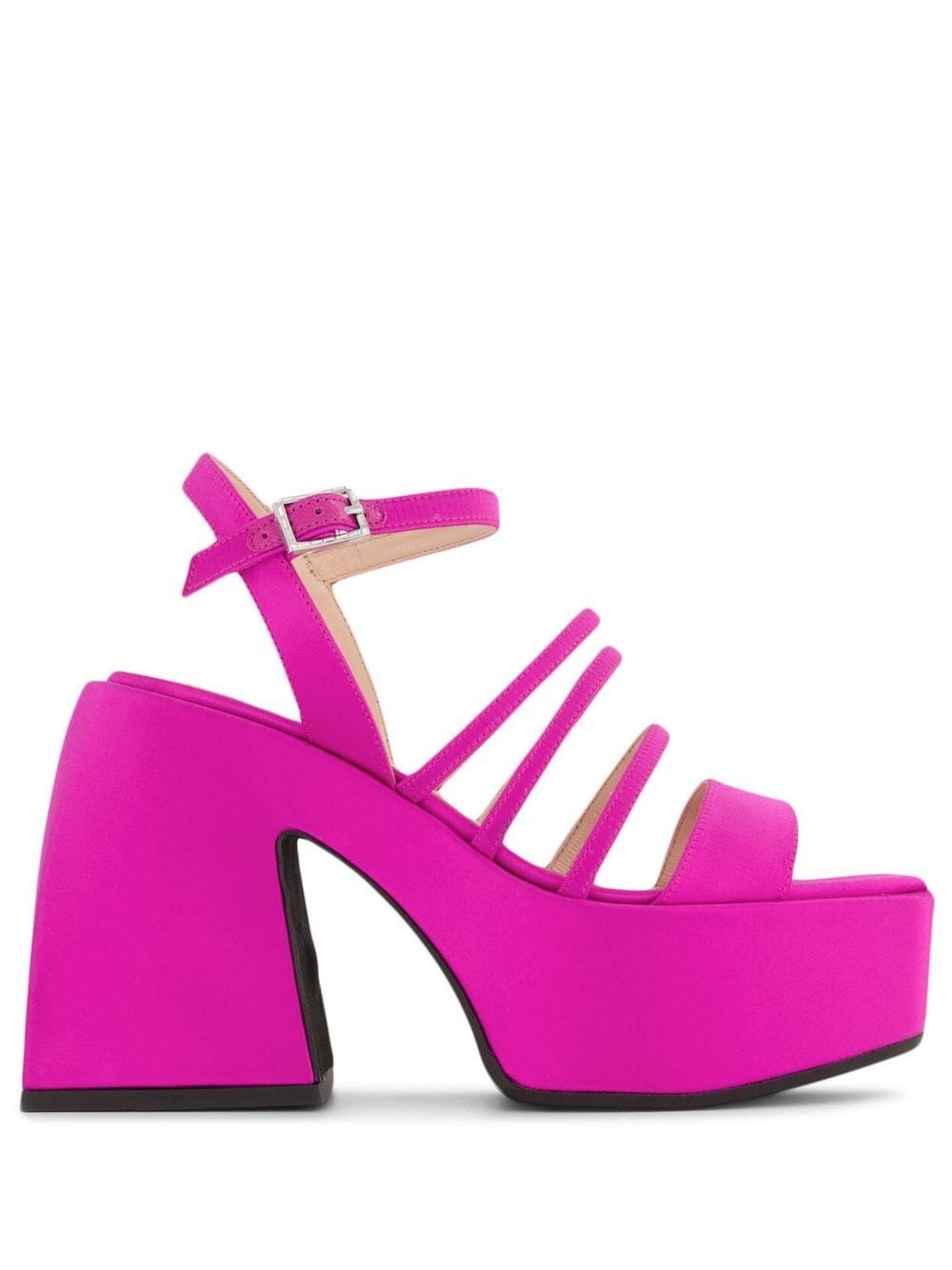 Shop Nodaleto Bulla Chibi Platform Sandals In Pink