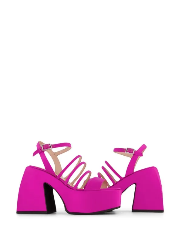 Nodaleto Bulla Chibi Platform Sandals | Pink | FARFETCH TW