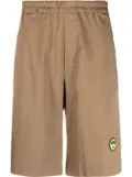 BARROW logo-print track shorts - Brown
