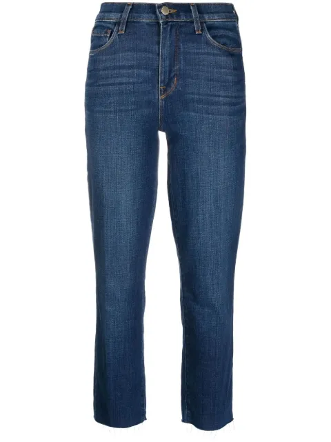 L'Agence high-rise straight-leg jeans