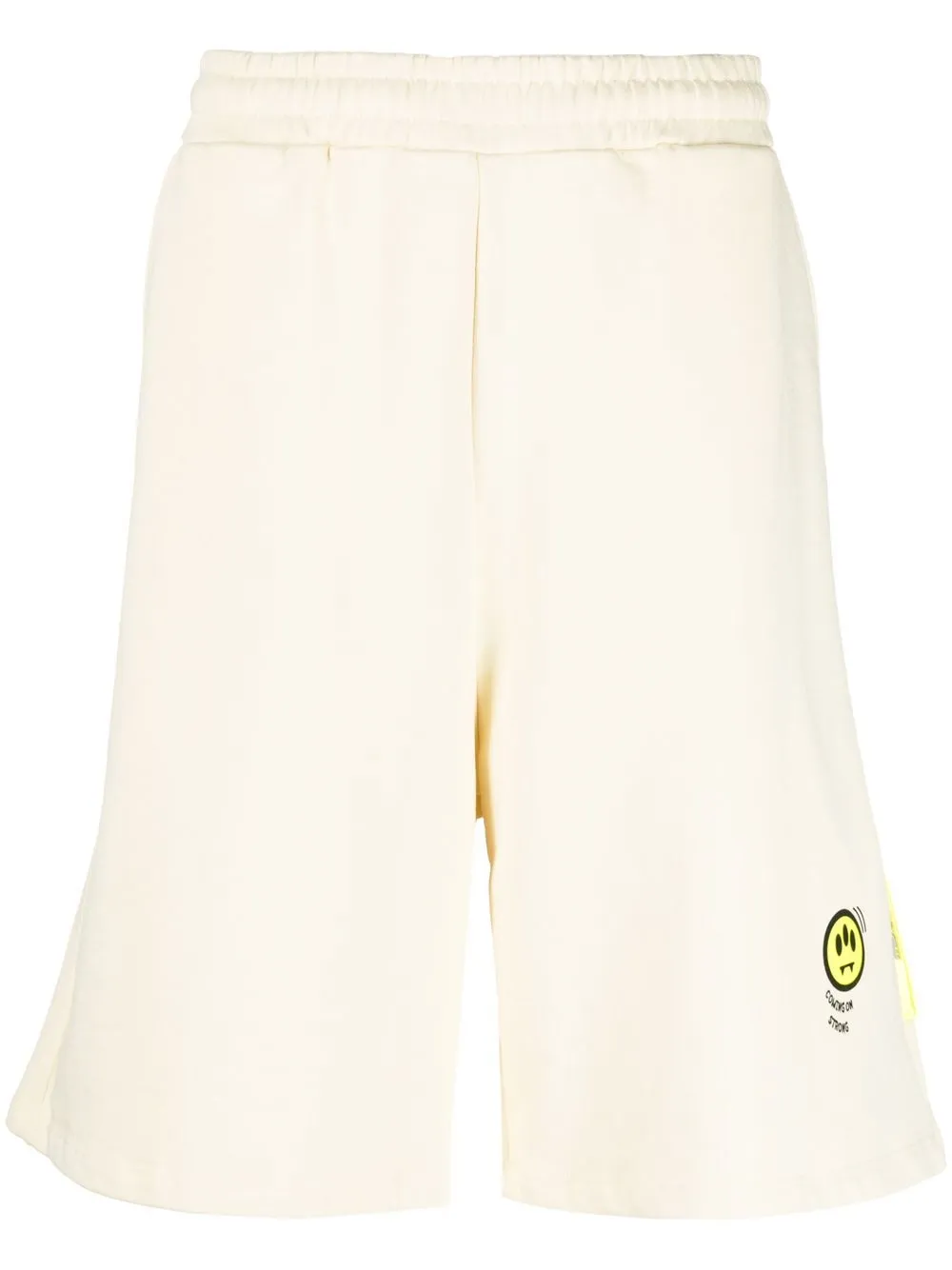 

BARROW logo-print track shorts - Yellow