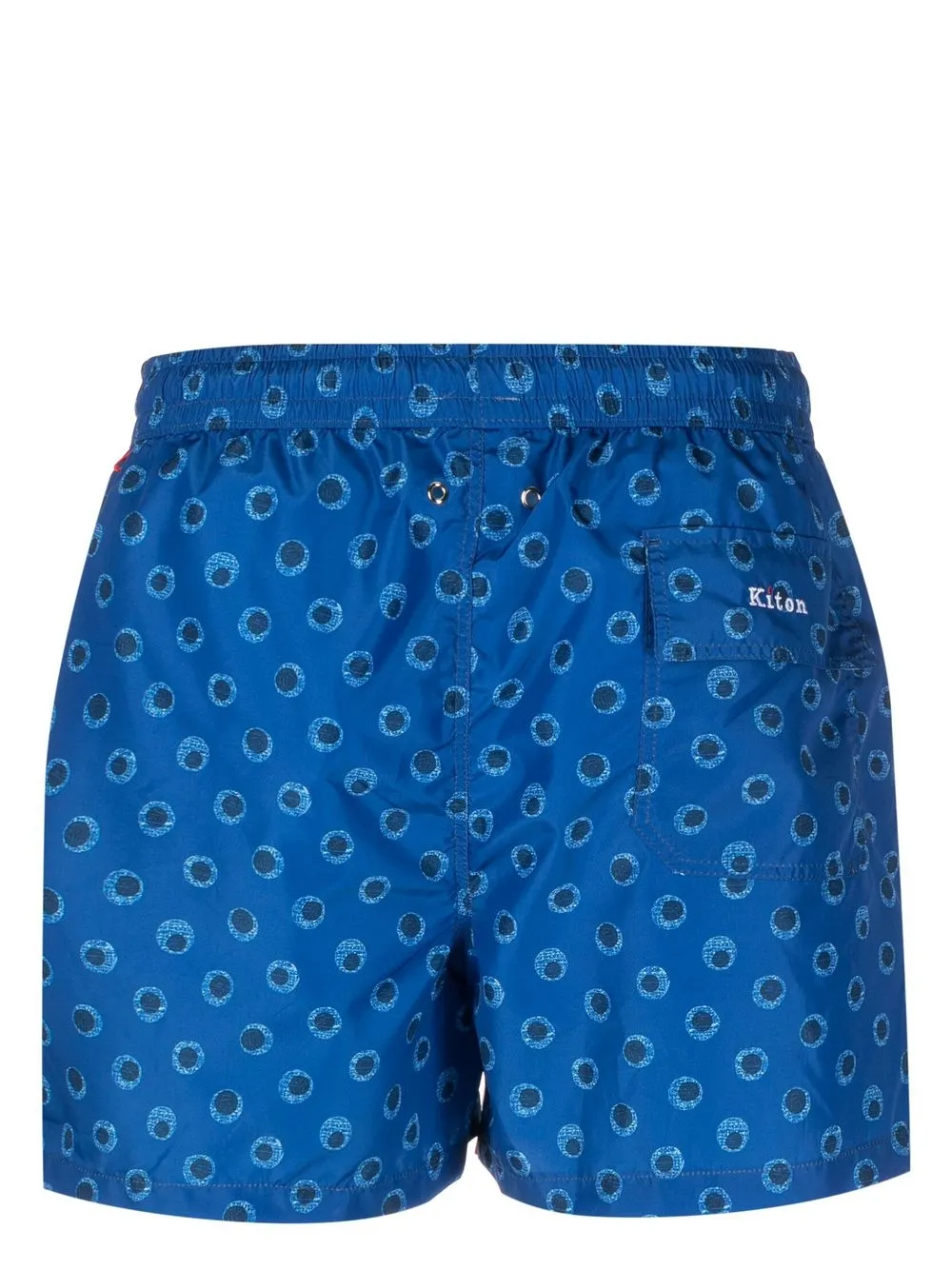 Kiton Zwembroek met trekkoord - Blauw