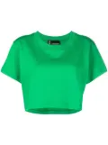 STYLAND organic-cotton cropped T-shirt - Green