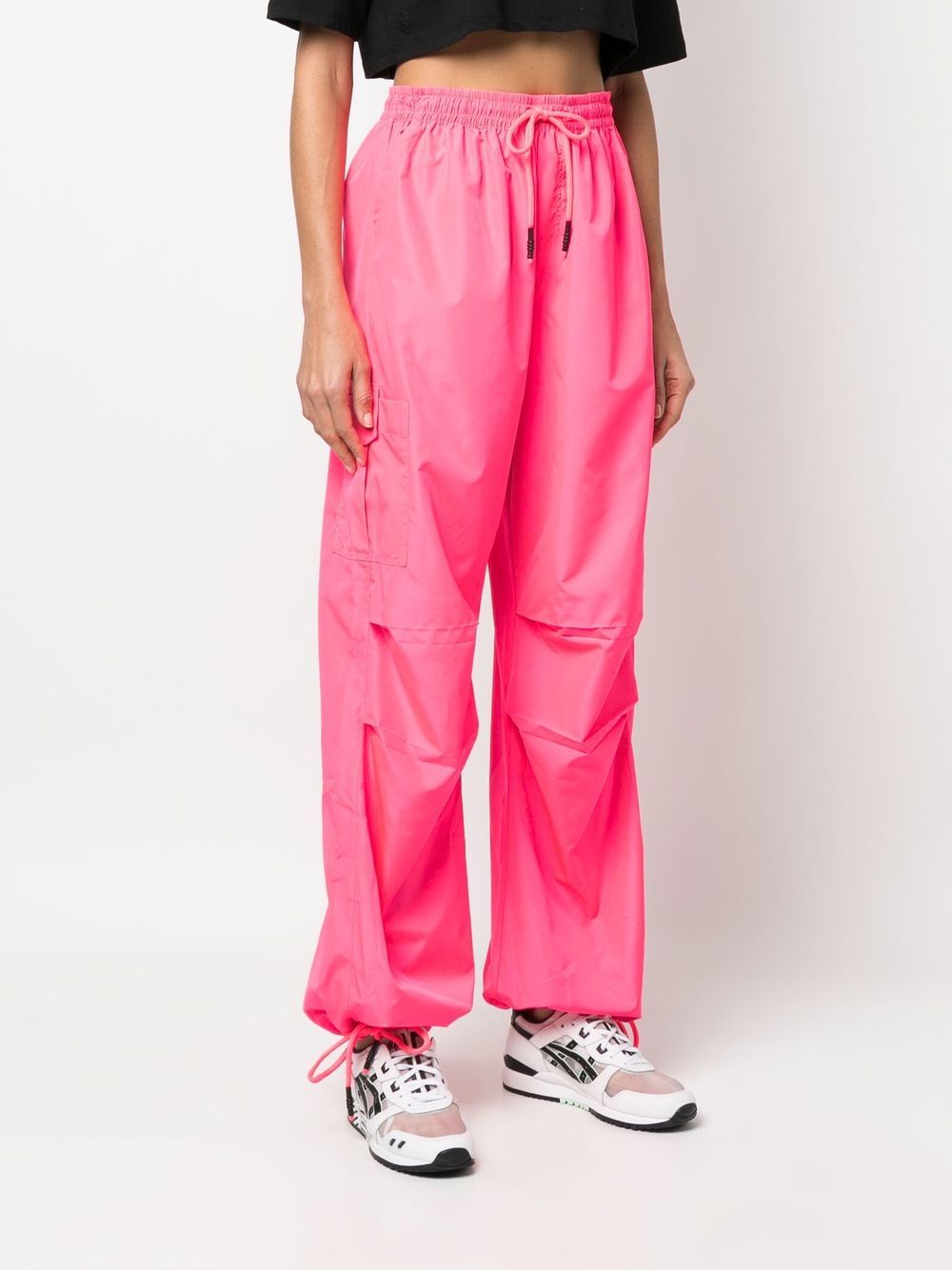 Shop Styland Wide-leg Track Pants In Rosa