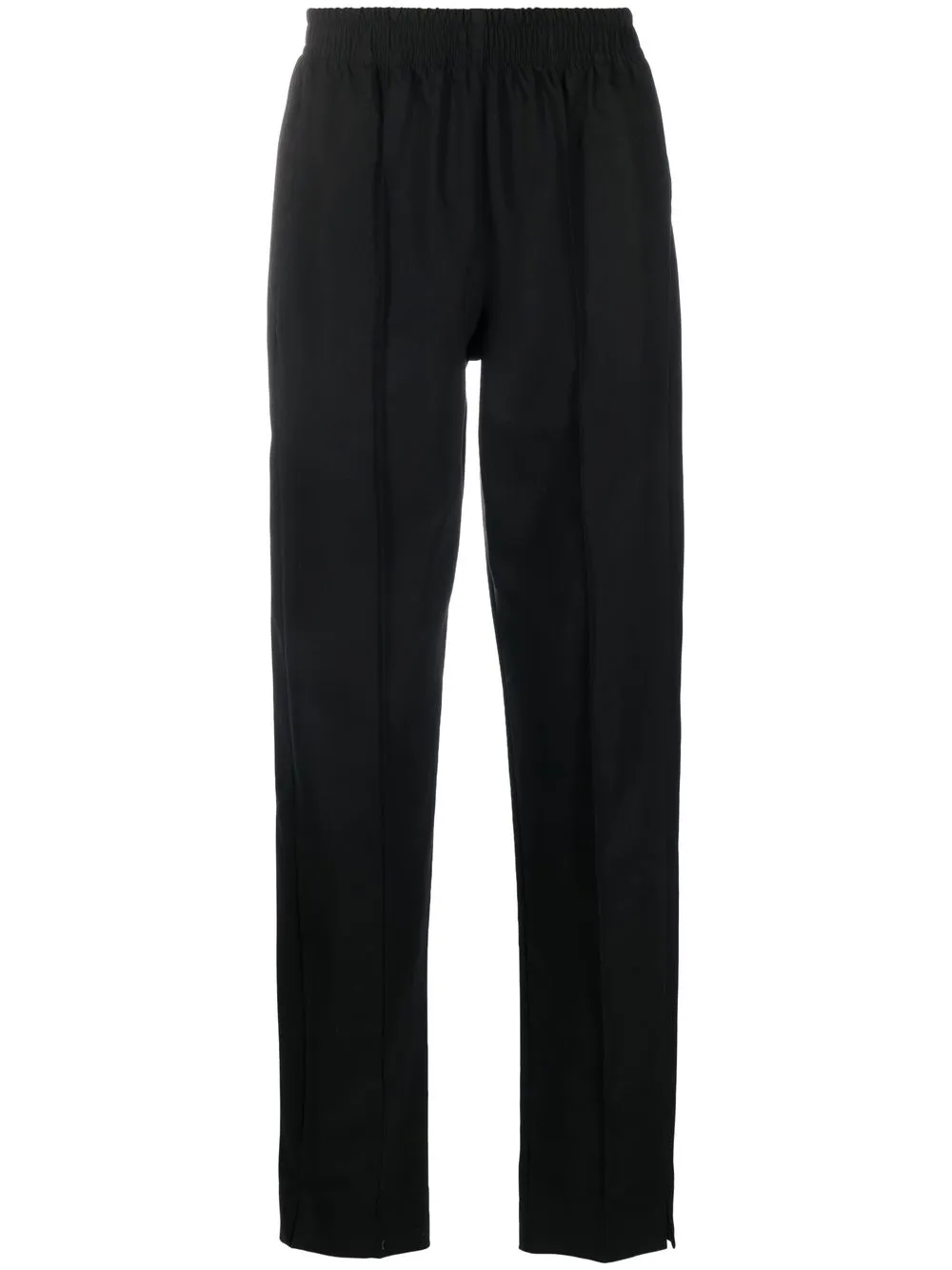 

STYLAND elasticated-waist organic cotton trousers - Black