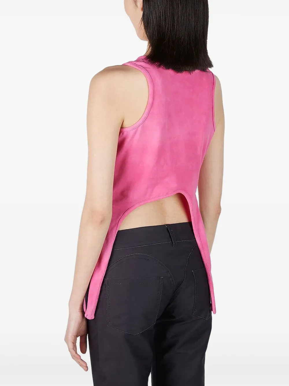 Collina Strada Woman Top Fuchsia Size S Recycled Cotton In Pink