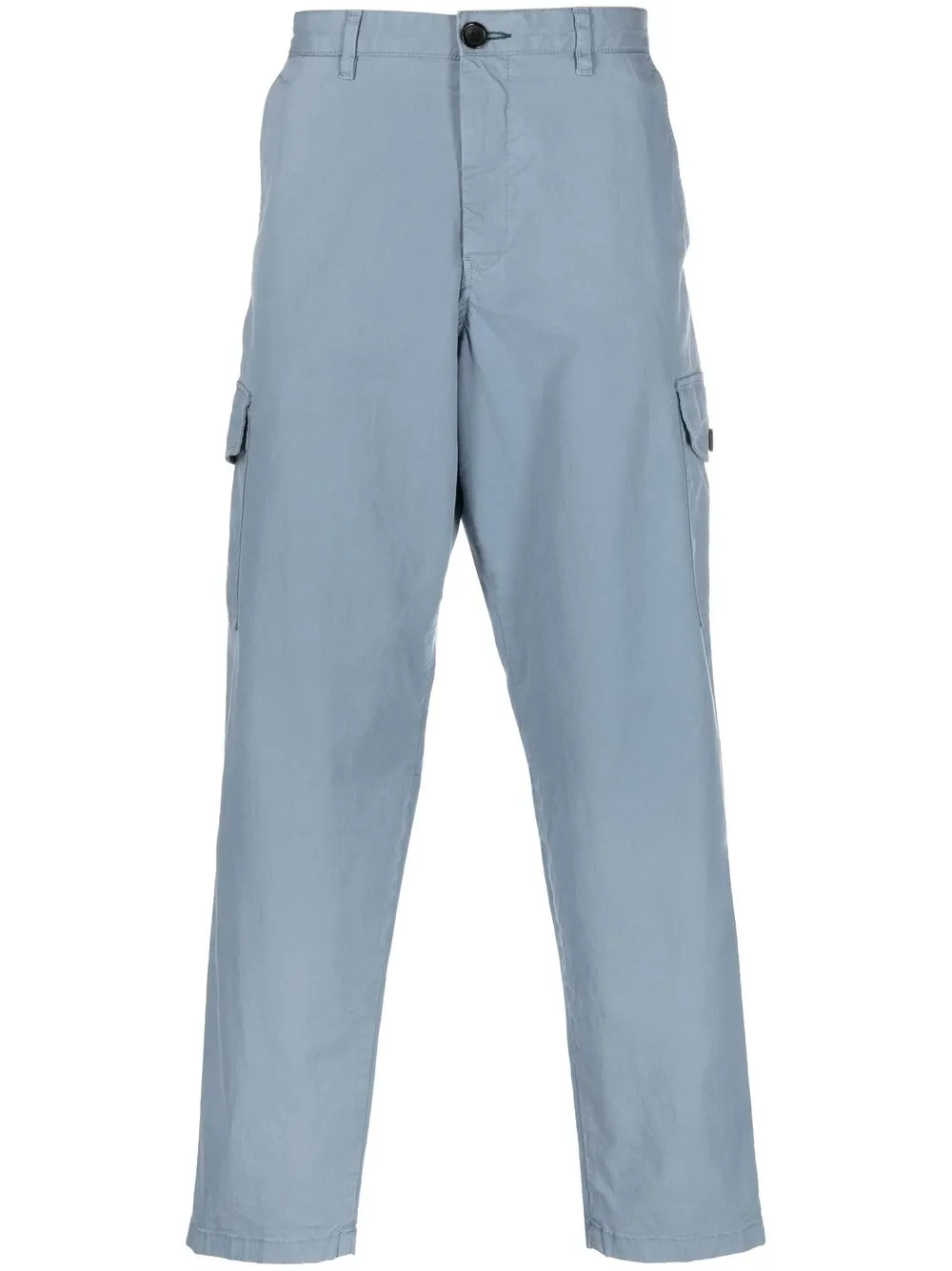 PS Paul Smith pantalones cargo con diseño recto - Azul