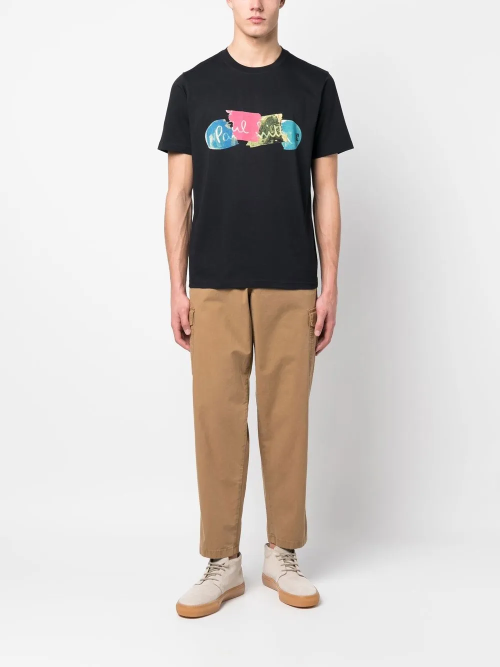 PS Paul Smith T-shirt met print - Blauw
