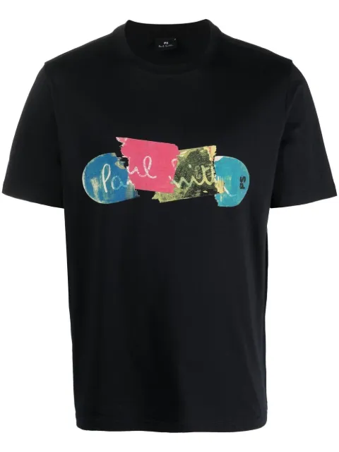 graphic-print cotton T-shirt