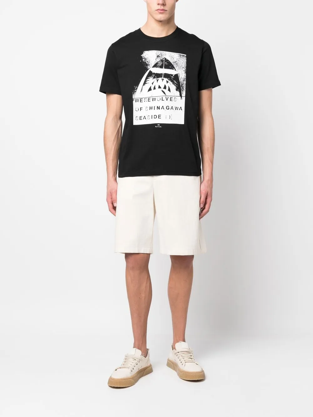 PS Paul Smith T-shirt met print - Zwart