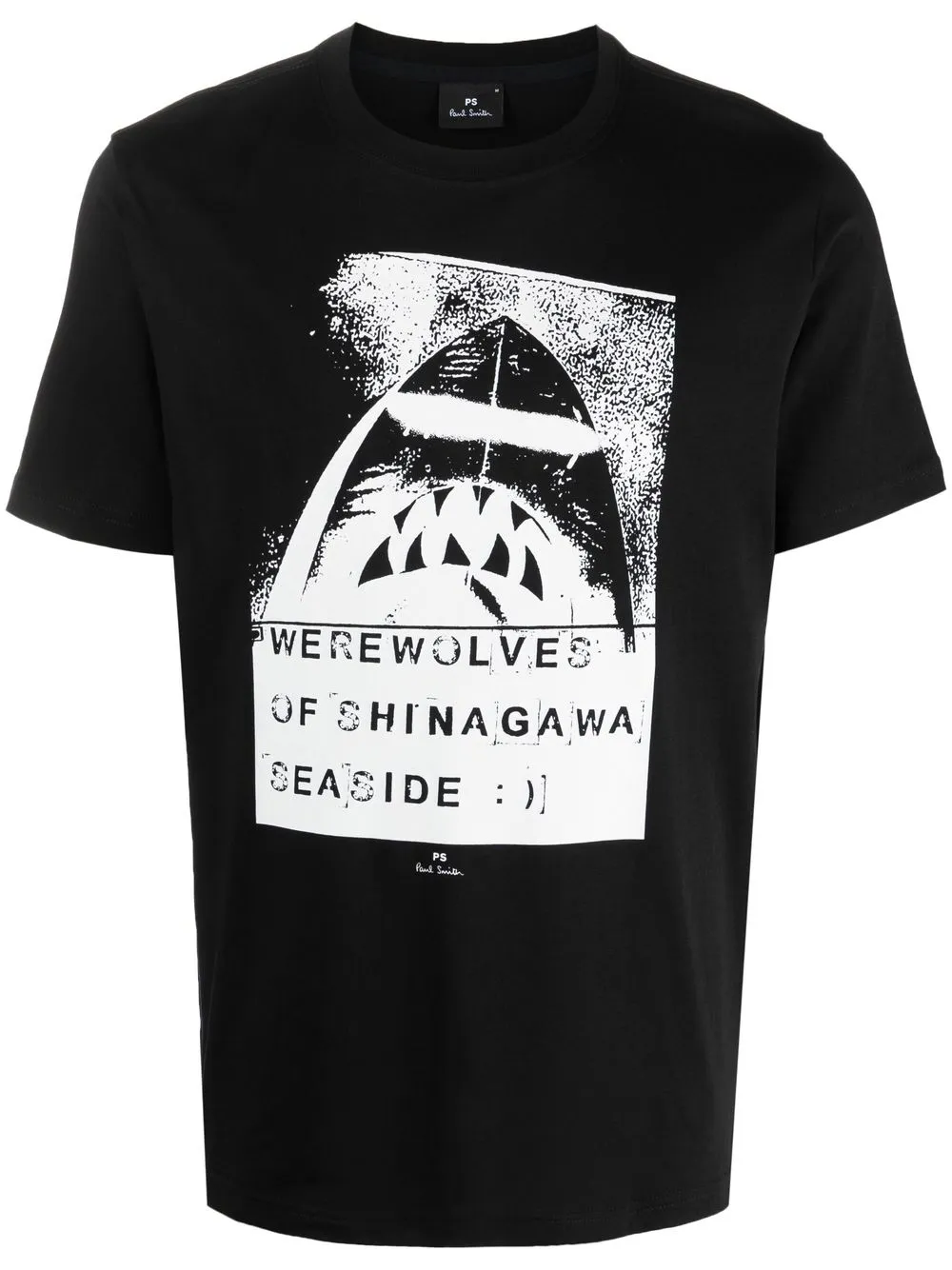 

PS Paul Smith playera con estampado gráfico - Negro