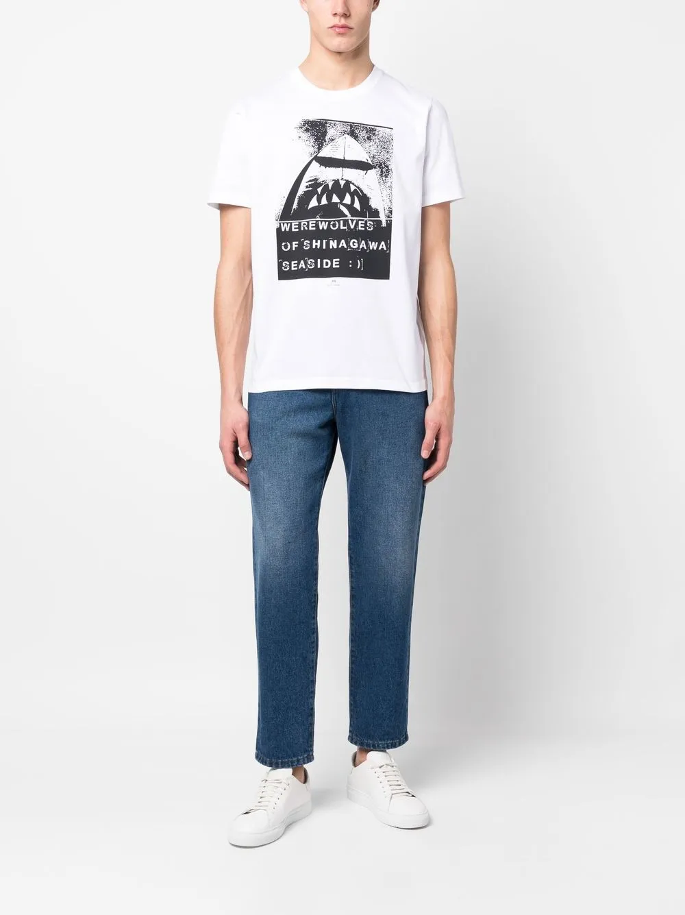 PS Paul Smith T-shirt met print - Wit