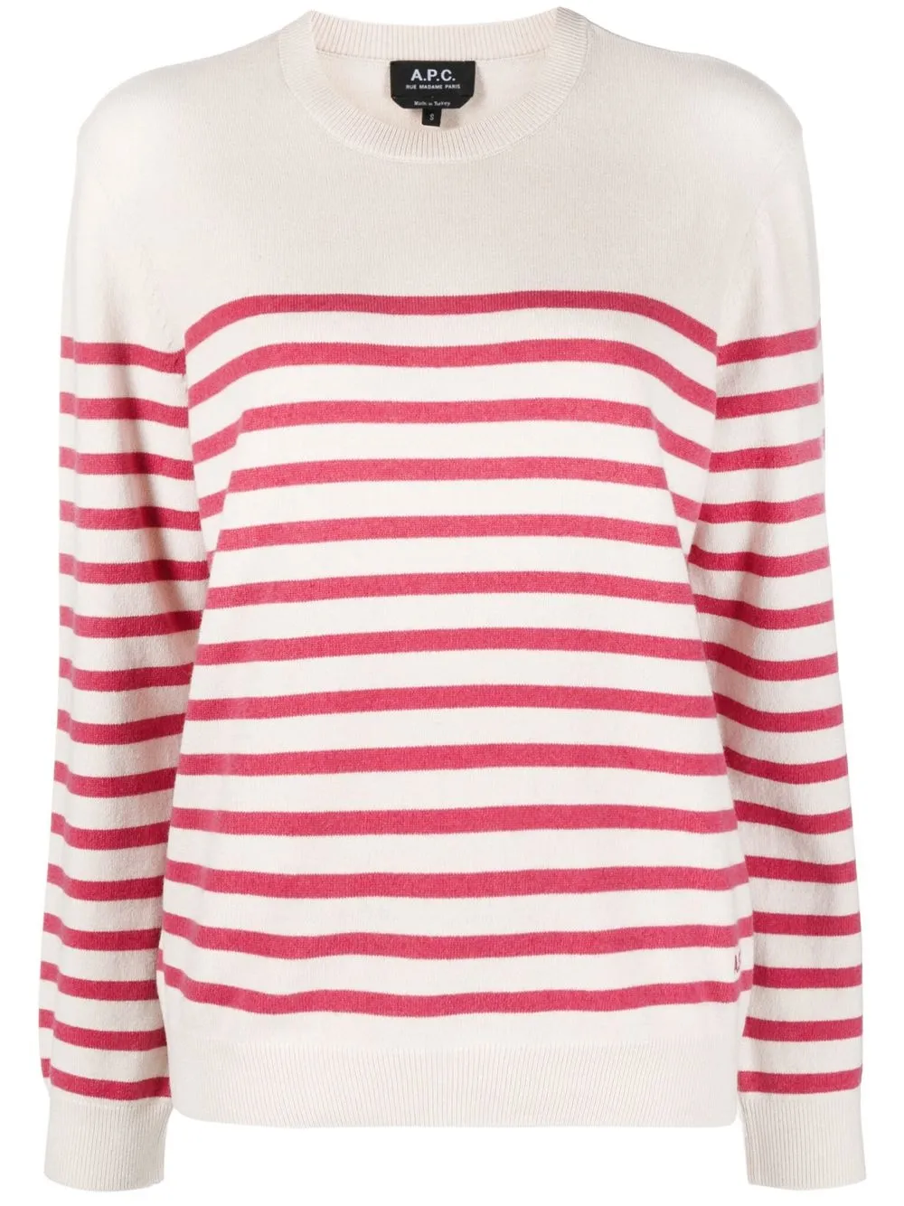 

A.P.C. Phoebe striped jumper - Neutrals