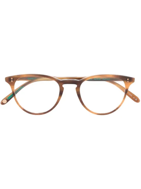 Garrett Leight tortoiseshell-effect cat-eye acetate eyeglasses