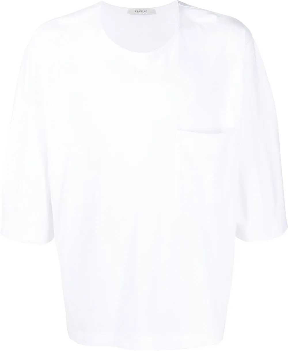 

Lemaire chest-pocket cotton T-shirt - White