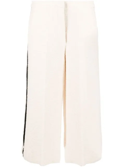 Semicouture high-waisted cropped trousers