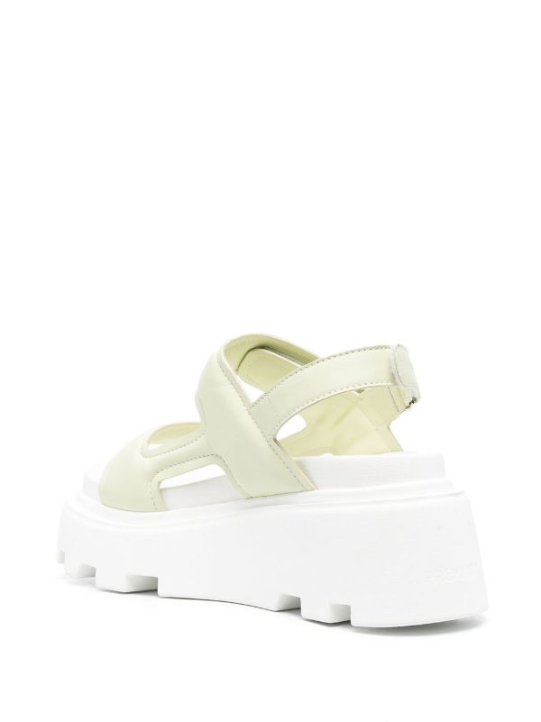 White sandals clearance chunky