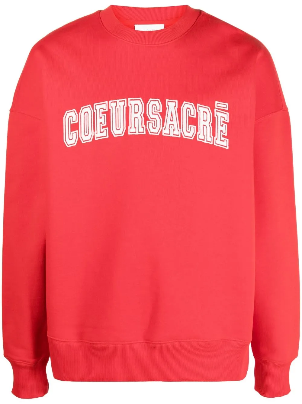 

AMI Paris Coeur Sacré cotton sweatshirt - Red
