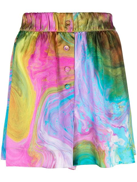 ALEMAIS tie-dye shorts 
