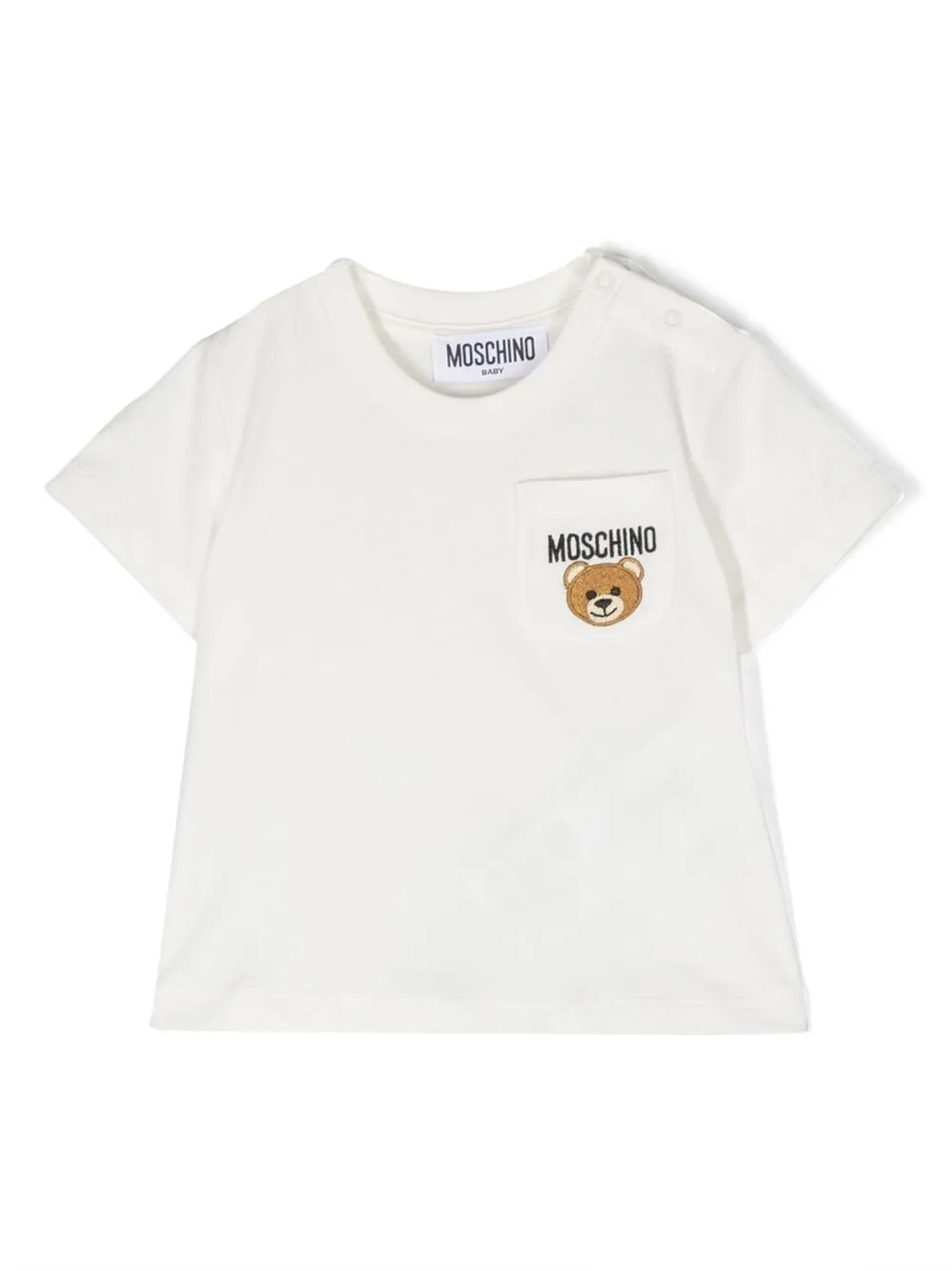 

Moschino Kids embroidered Teddy Bear T-shirt - White