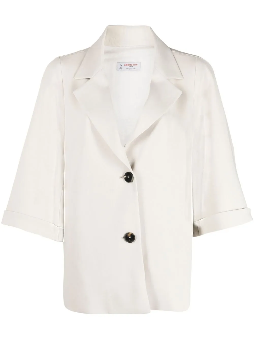 

Alberto Biani three-quarter sleeve jacket - Neutrals