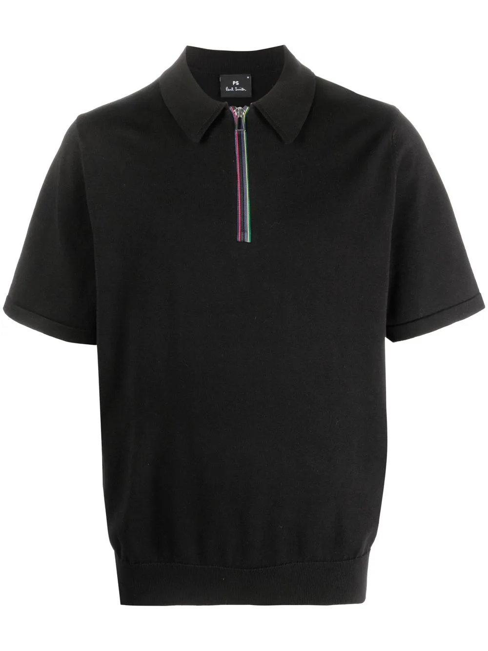 

PS Paul Smith playera tipo polo con cierre - Negro