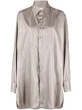 Maison Margiela oversized long-sleeve shirt - Grey