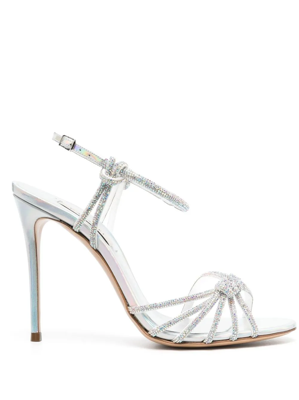 

Casadei crystal embellished 110mm sandals - Silver