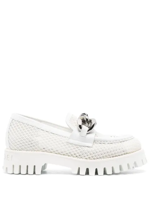 Casadei Tappeur netweb loafers 