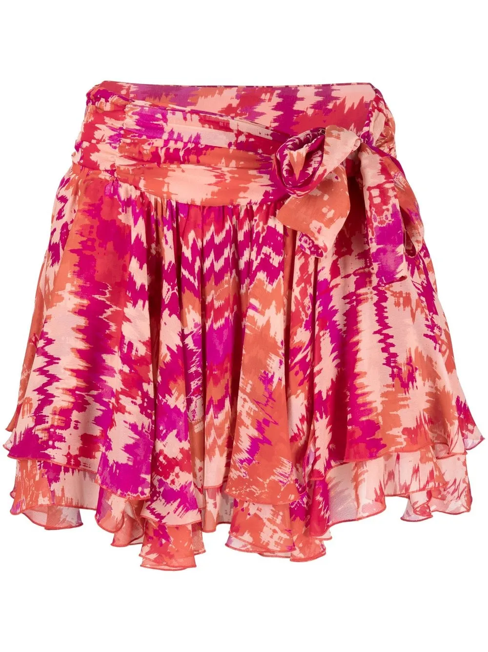 

DONDUP flowy belted skirt - Pink