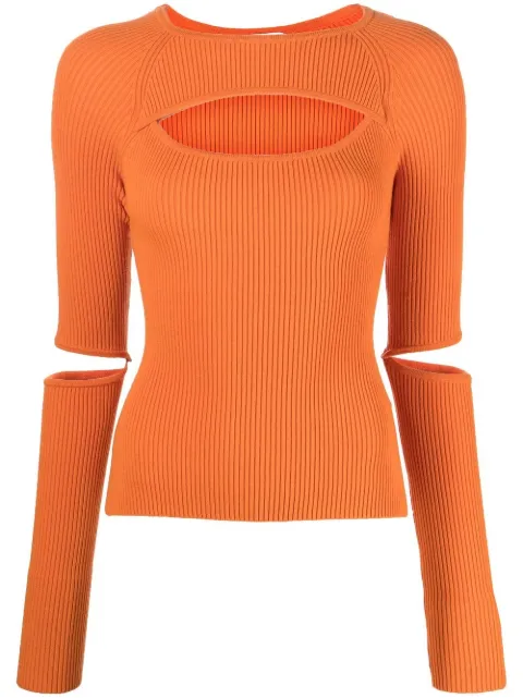 Koché Strickoberteil mit Cut-Out