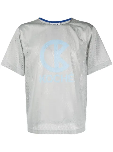 Koché T-Shirt mit Lochmuster