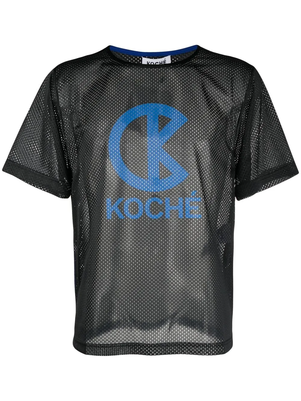 

Koché perforated logo-print T-shirt - Black