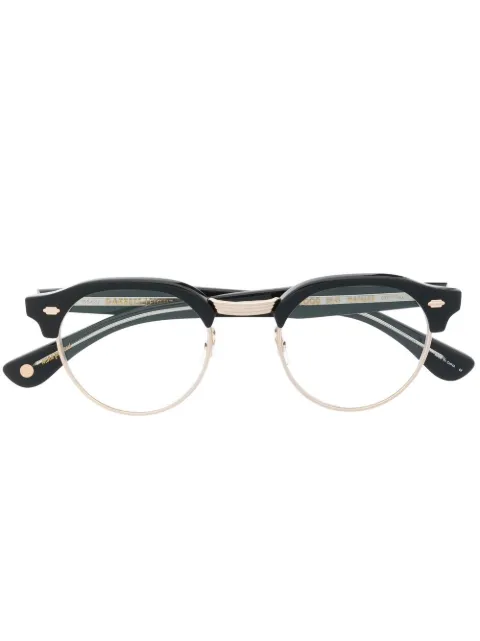 Garrett Leight contrasting-bridge detail glasses