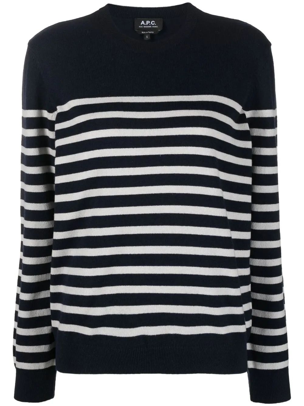 

A.P.C. Phoebe striped jumper - Blue